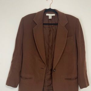 THE LIMITED Brown Wool Blend Blazer